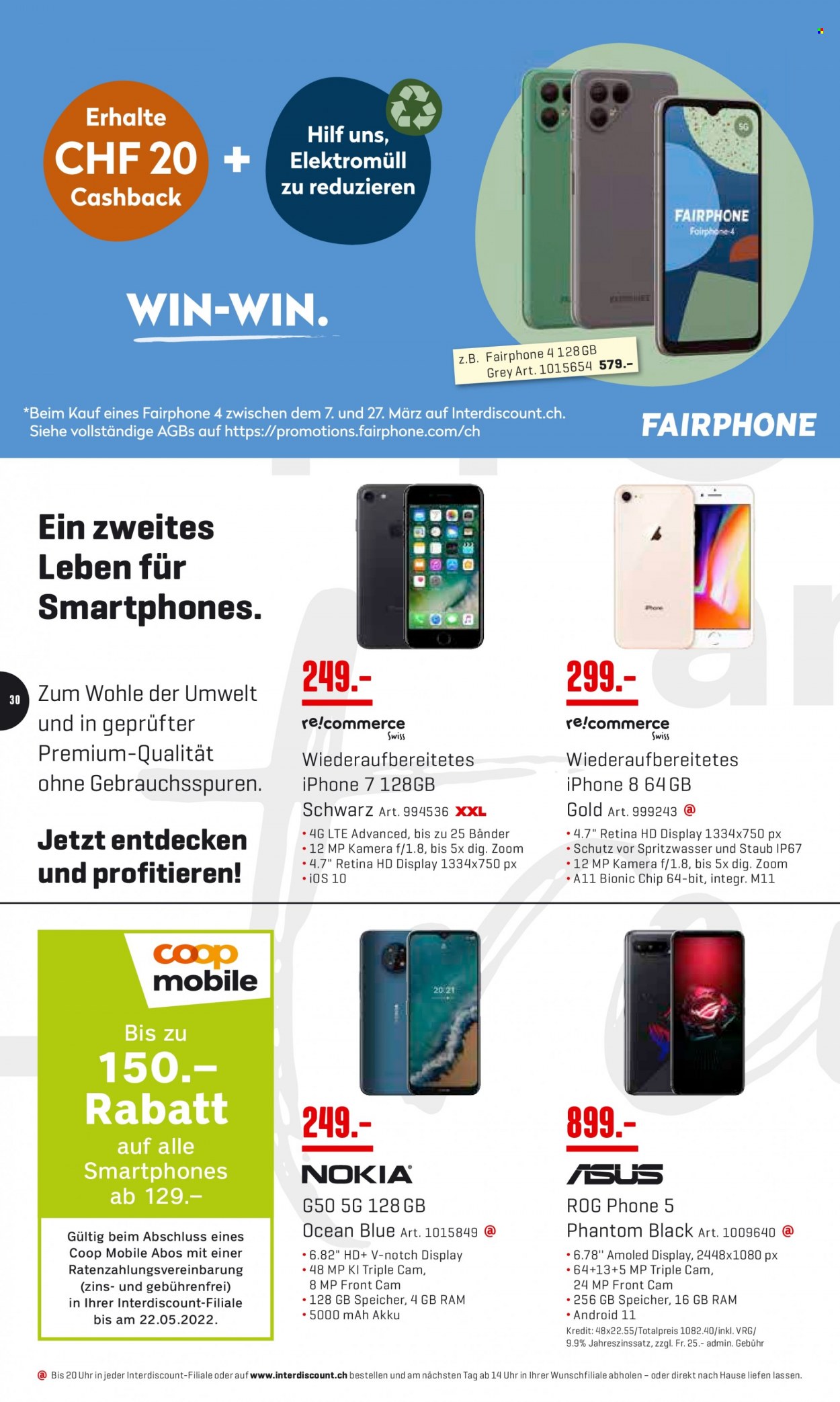 Volantino Interdiscount - 7.3.2022 - 20.3.2022. Pagina 30