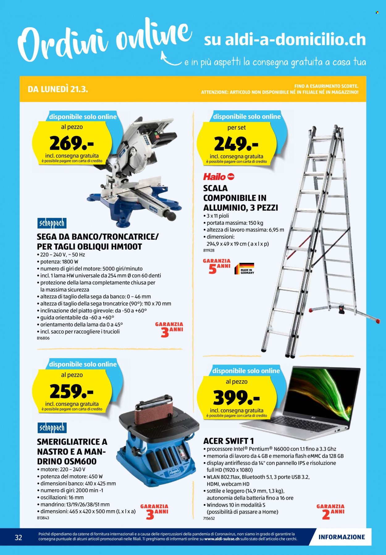 Volantino Aldi - 17.3.2022 - 23.3.2022. Pagina 32