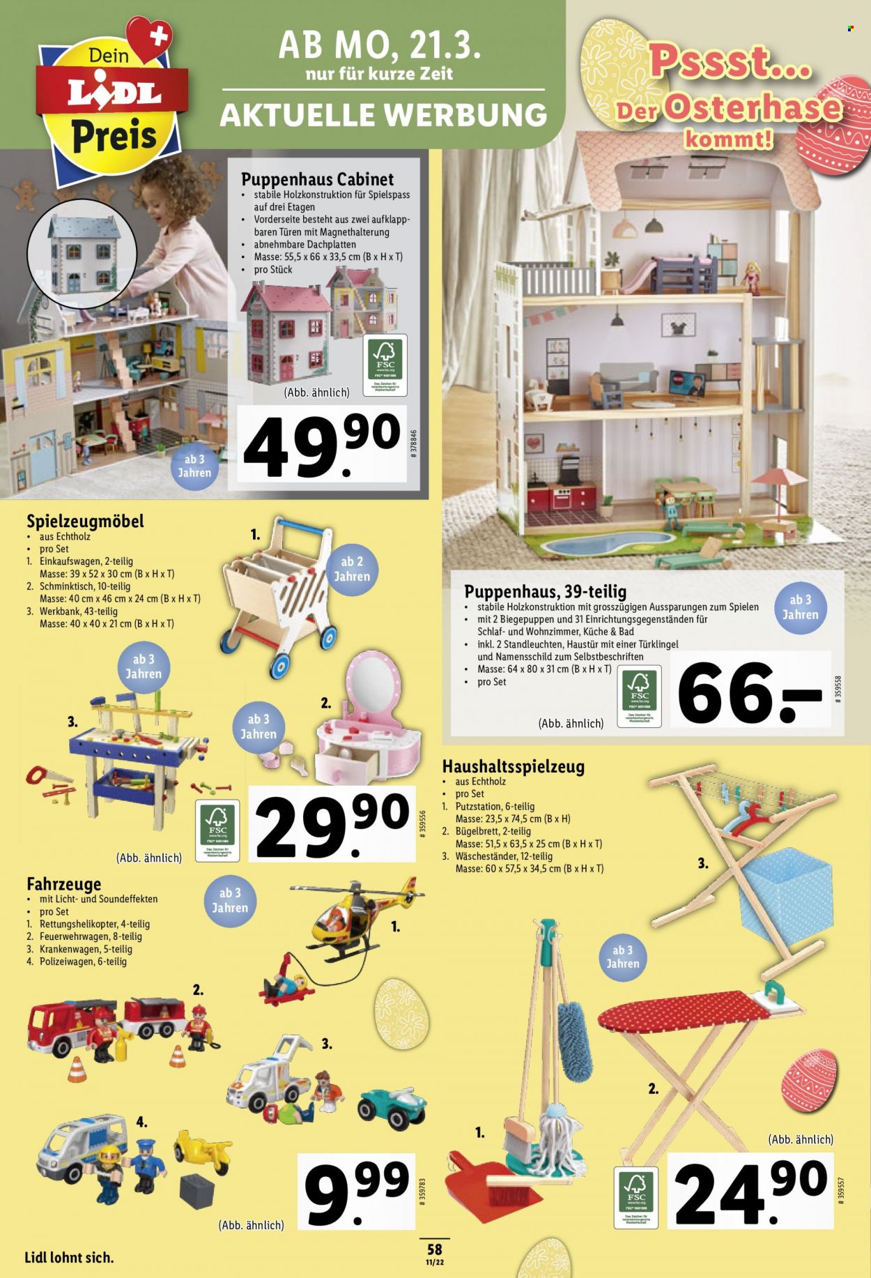 Prospekt Lidl - 17.3.2022 - 23.3.2022. Seite 58