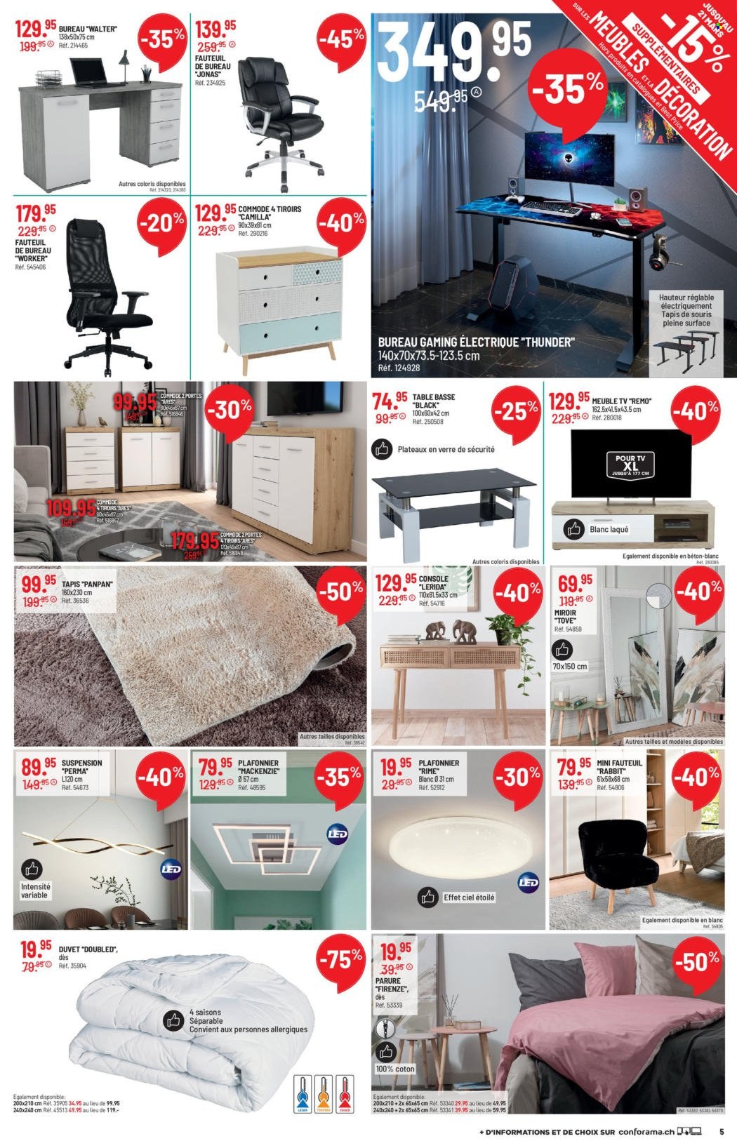 Volantino Conforama - 15.3.2022 - 28.3.2022. Pagina 5