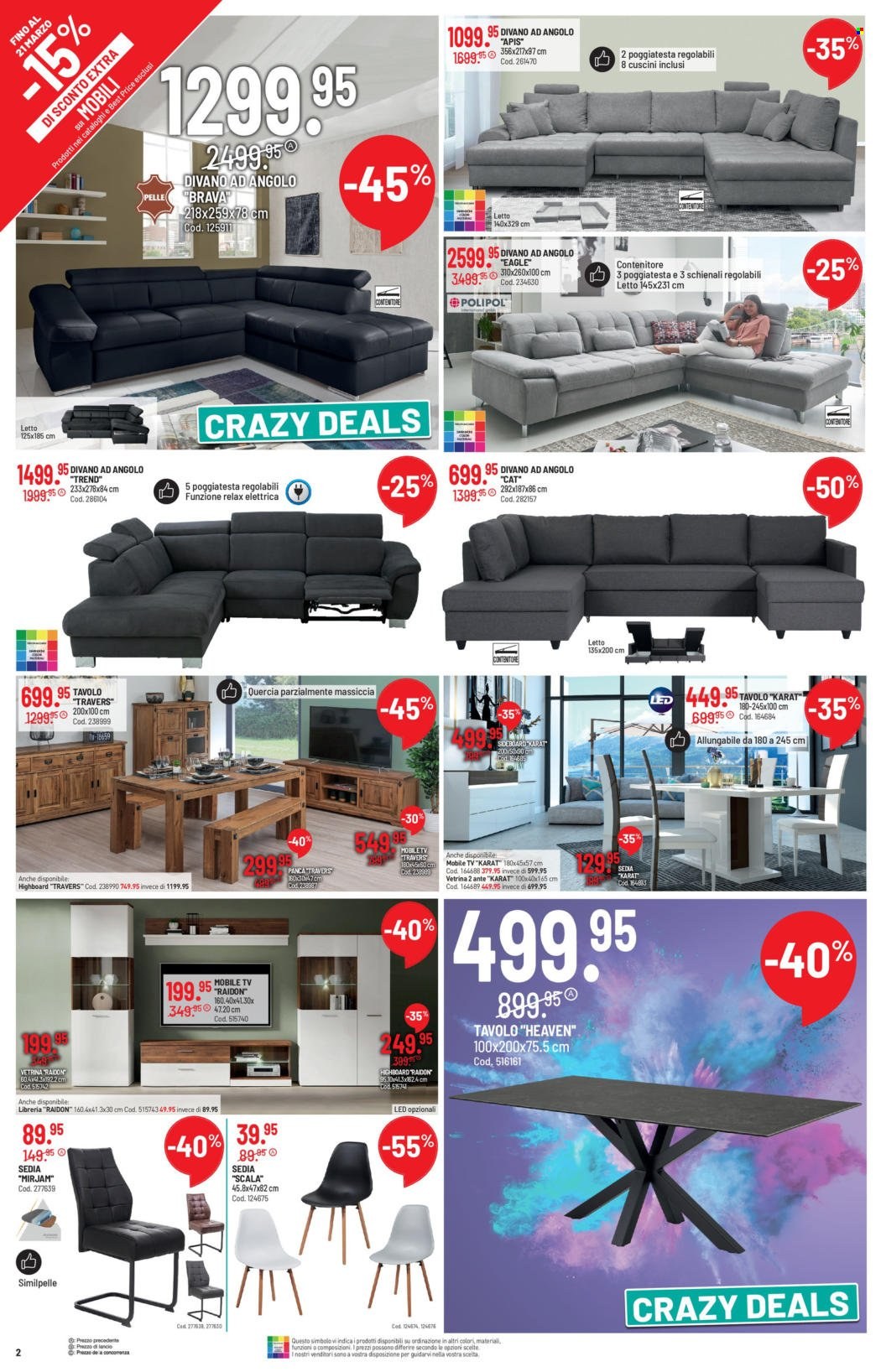 Volantino Conforama - 15.3.2022 - 28.3.2022. Pagina 2