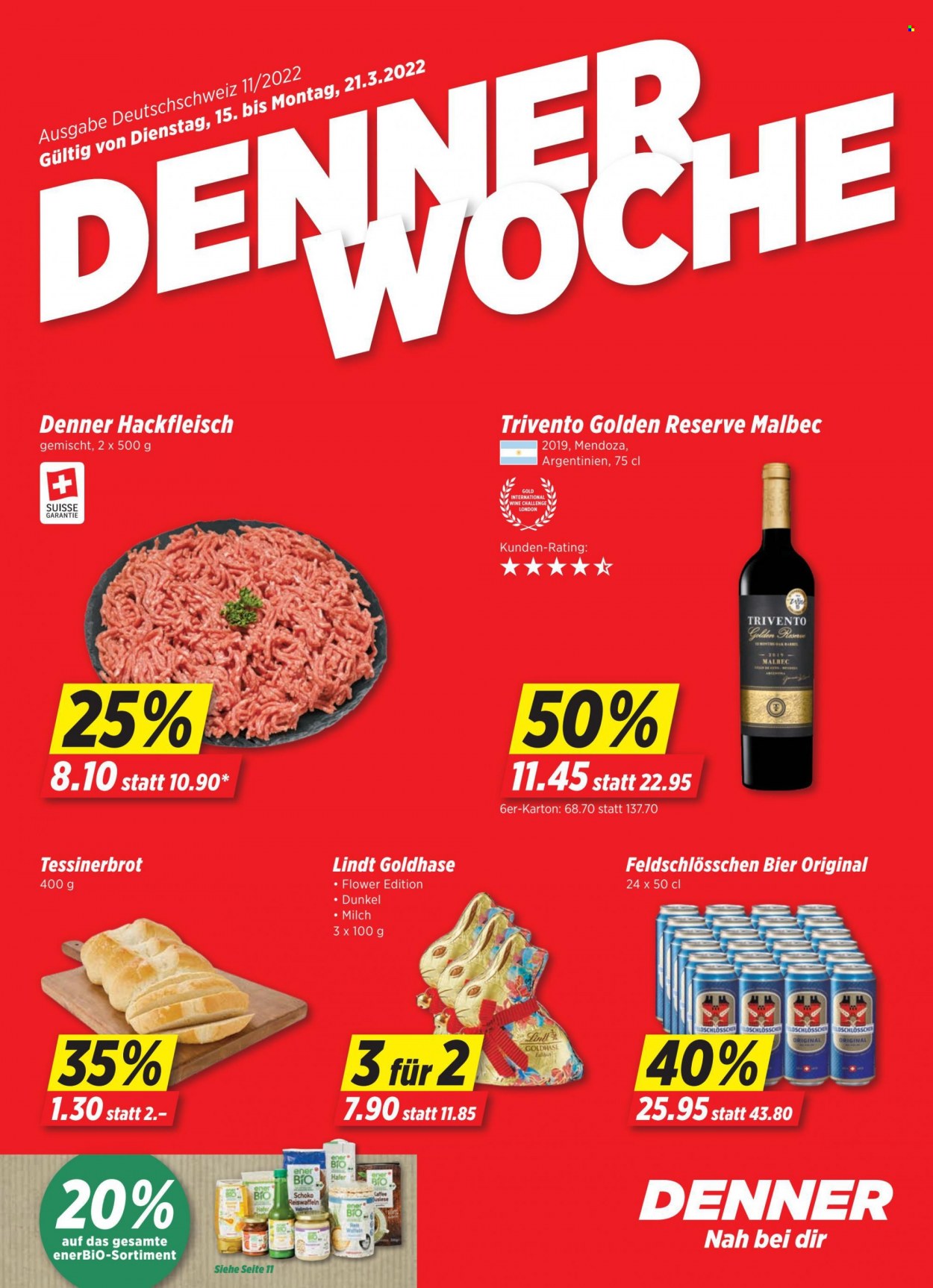 Volantino Denner - 15.3.2022 - 21.3.2022. Pagina 1