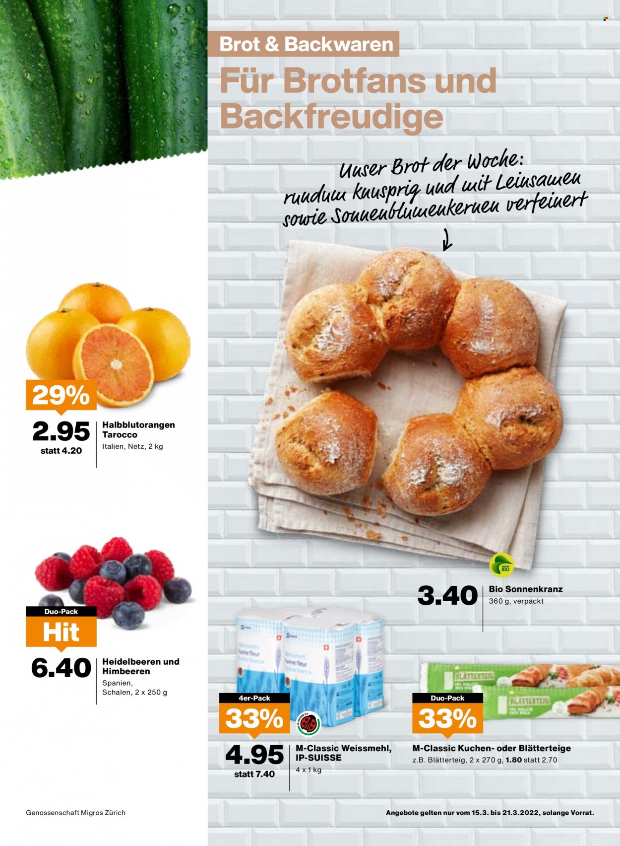 Catalogue Migros - 15.3.2022 - 21.3.2022. Page 3