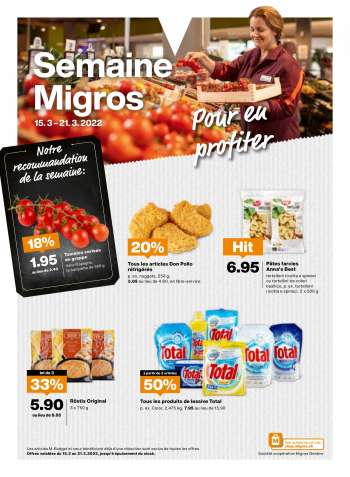 Volantino Migros - 15.3.2022 - 21.3.2022.