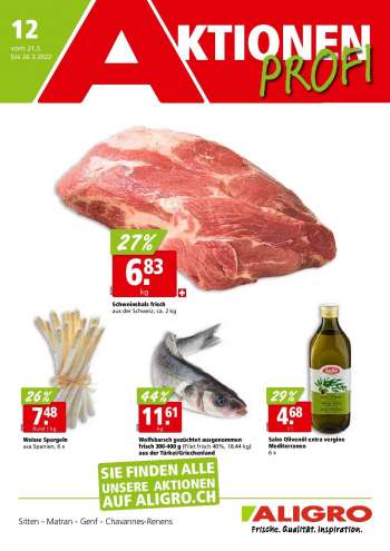 Catalogue ALIGRO - 21.3.2022 - 26.3.2022.