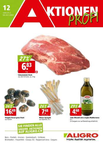 Prospekte ALIGRO - 21.3.2022 - 26.3.2022.