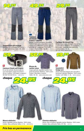 Landi pantalon de clearance travail