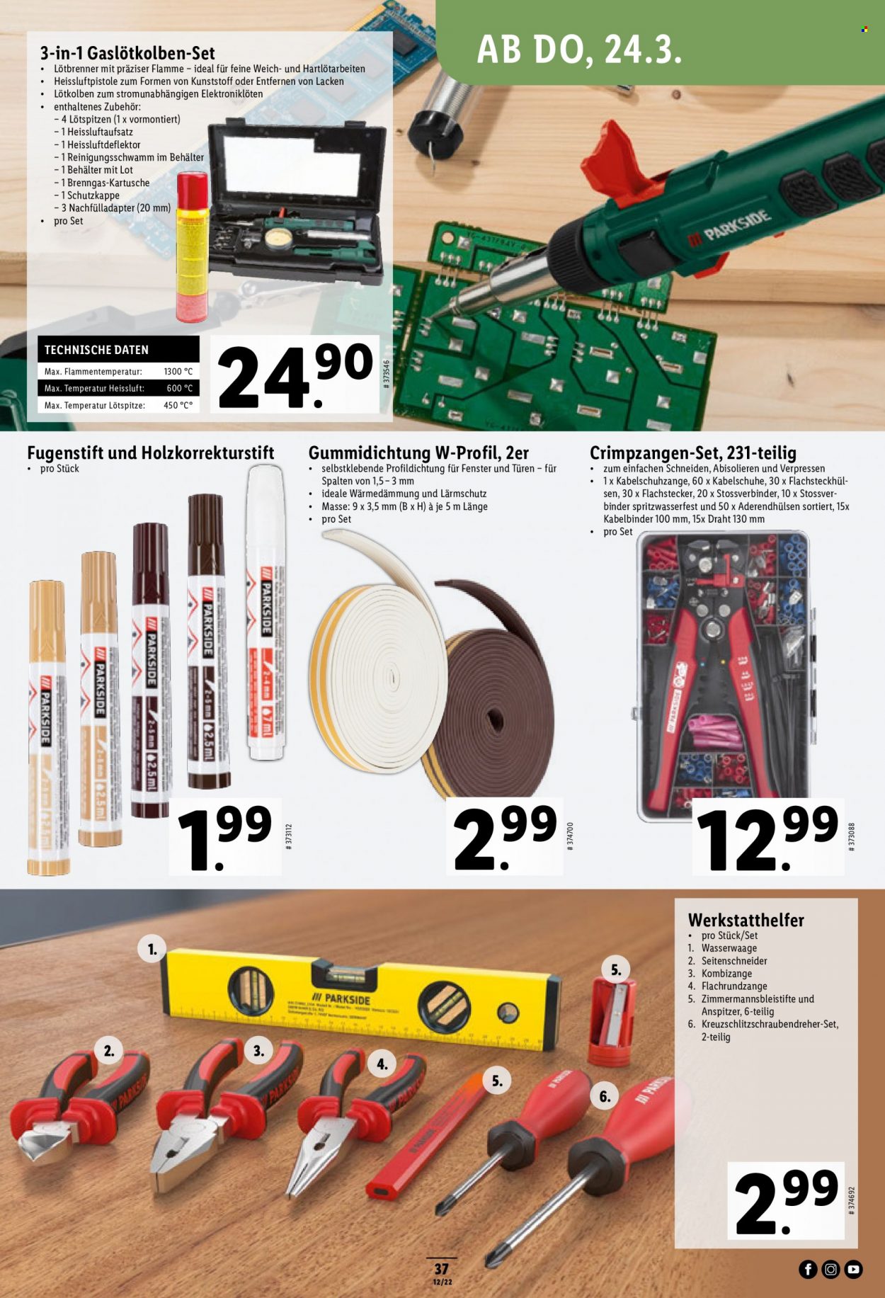 Volantino Lidl - 24.3.2022 - 30.3.2022. Pagina 37