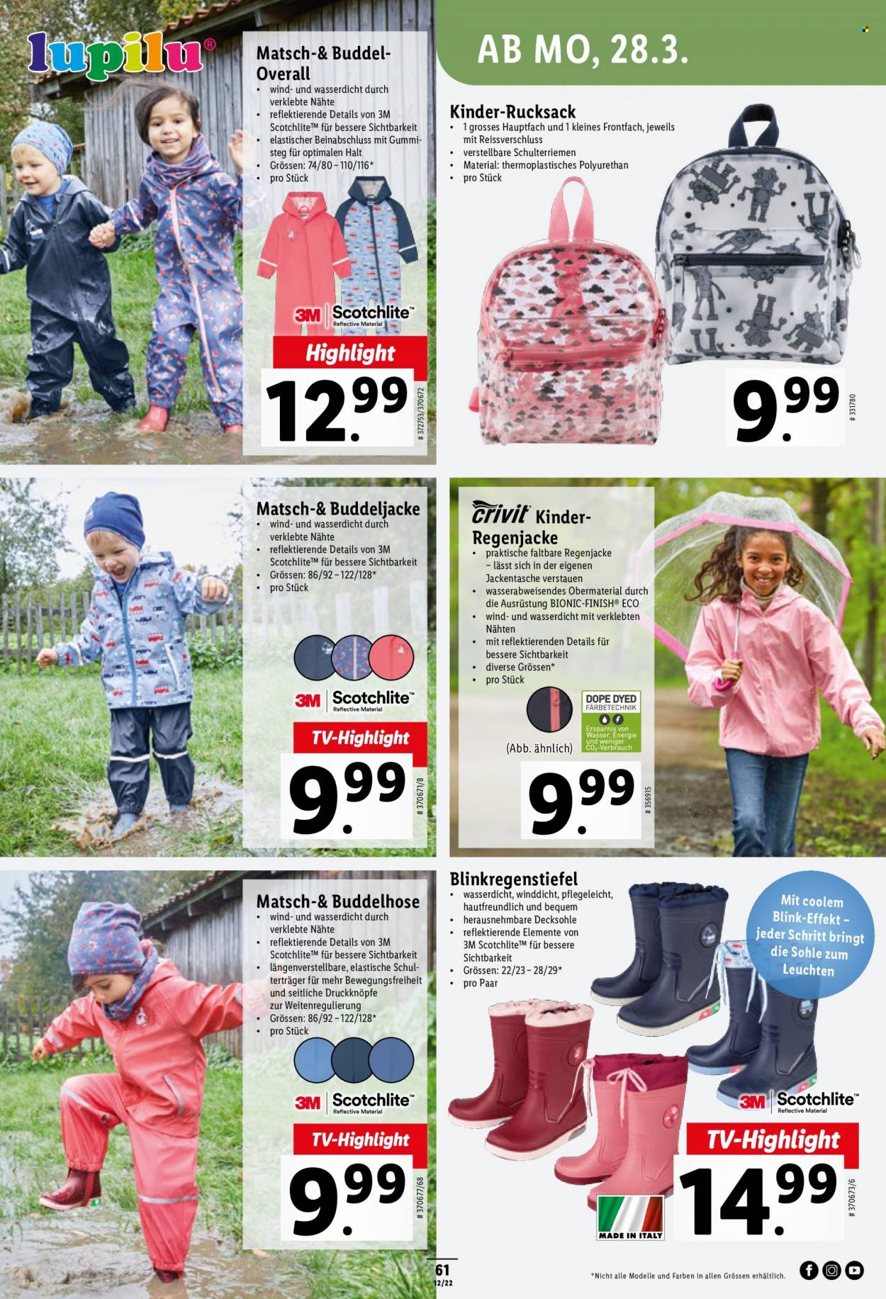 Volantino Lidl - 24.3.2022 - 30.3.2022. Pagina 61