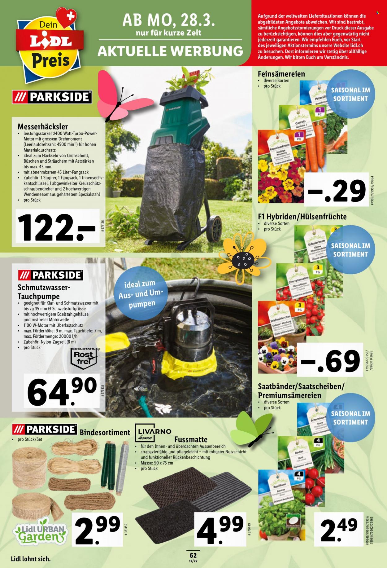 Volantino Lidl - 24.3.2022 - 30.3.2022. Pagina 62