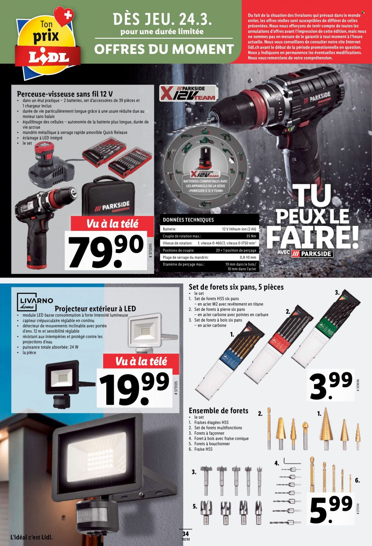 Volantino Lidl - 24.3.2022 - 30.3.2022. Pagina 34