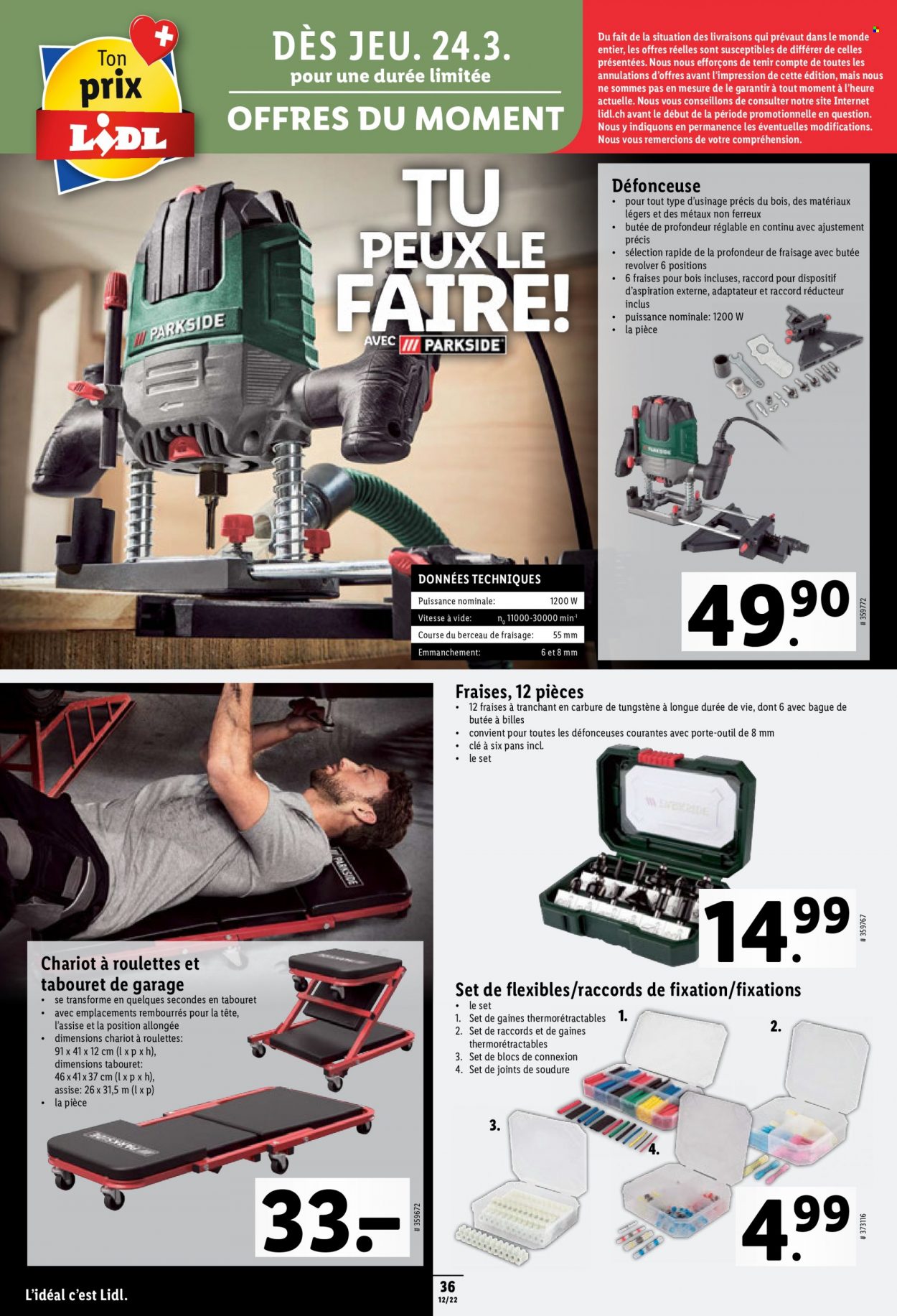 Volantino Lidl - 24.3.2022 - 30.3.2022. Pagina 36