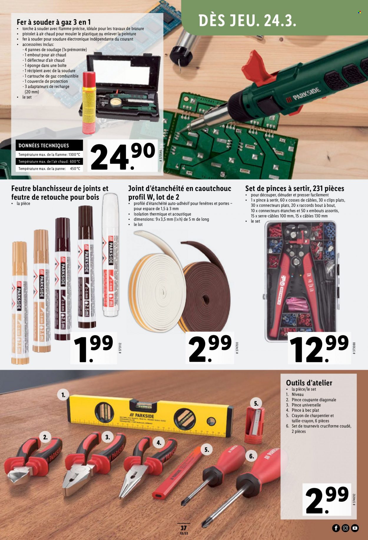 Volantino Lidl - 24.3.2022 - 30.3.2022. Pagina 37