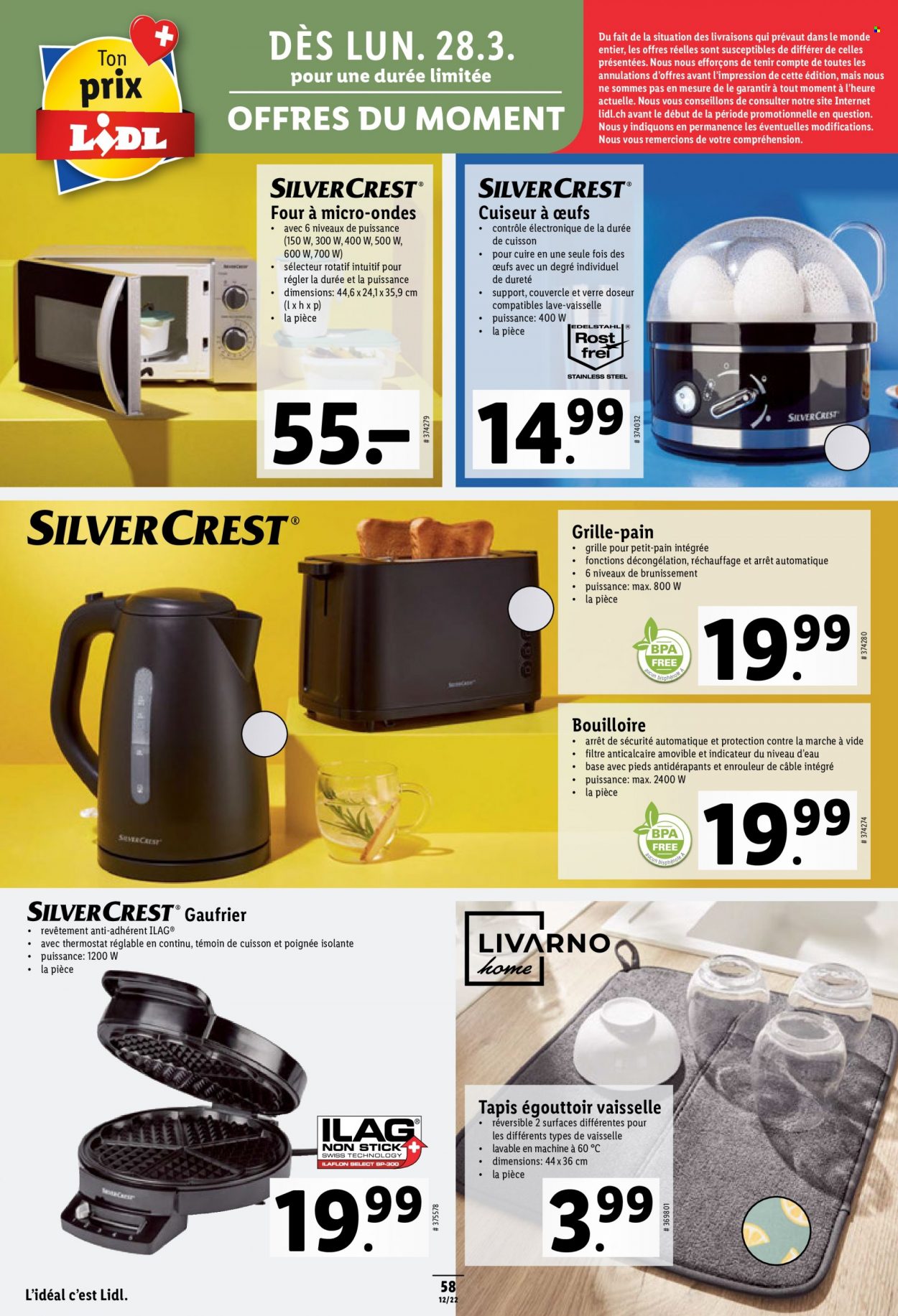Volantino Lidl - 24.3.2022 - 30.3.2022. Pagina 58
