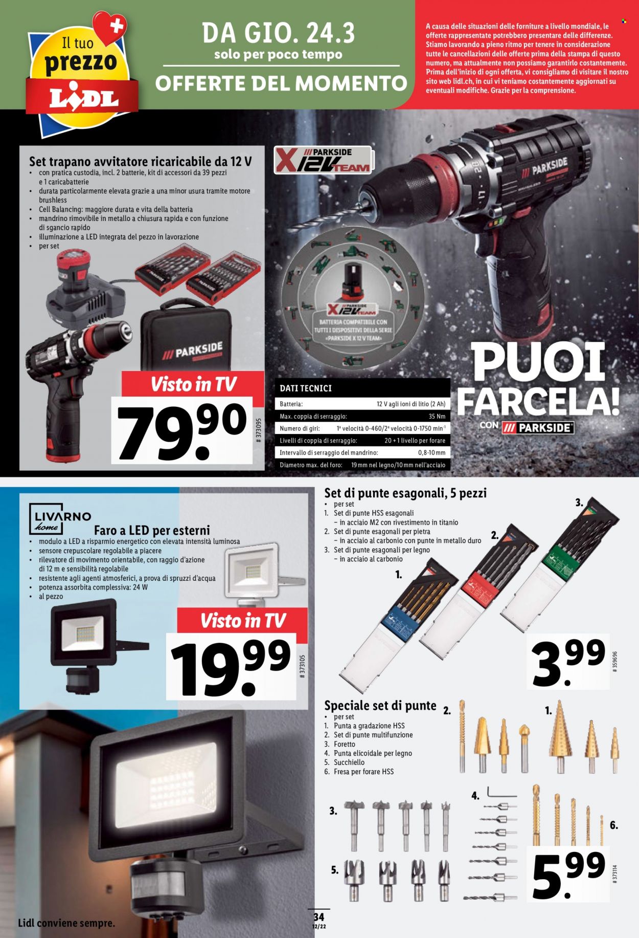 Prospekt Lidl - 24.3.2022 - 30.3.2022. Seite 34