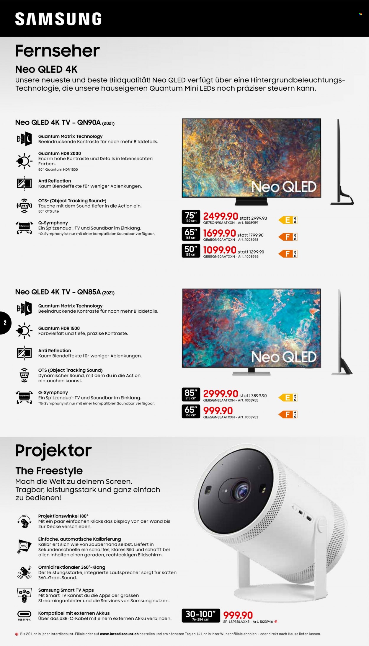 Prospekt Interdiscount - 21.3.2022 - 3.4.2022. Seite 2