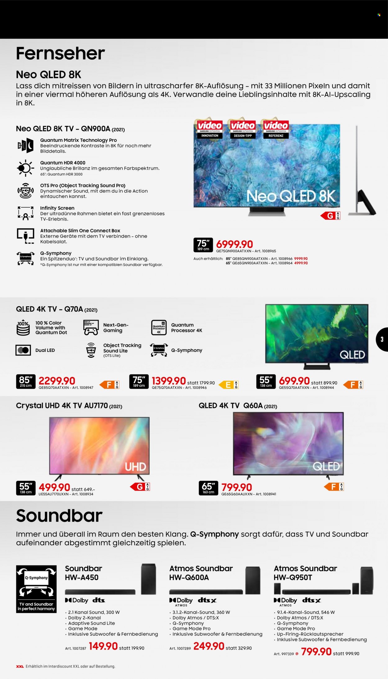 Prospekt Interdiscount - 21.3.2022 - 3.4.2022. Seite 3