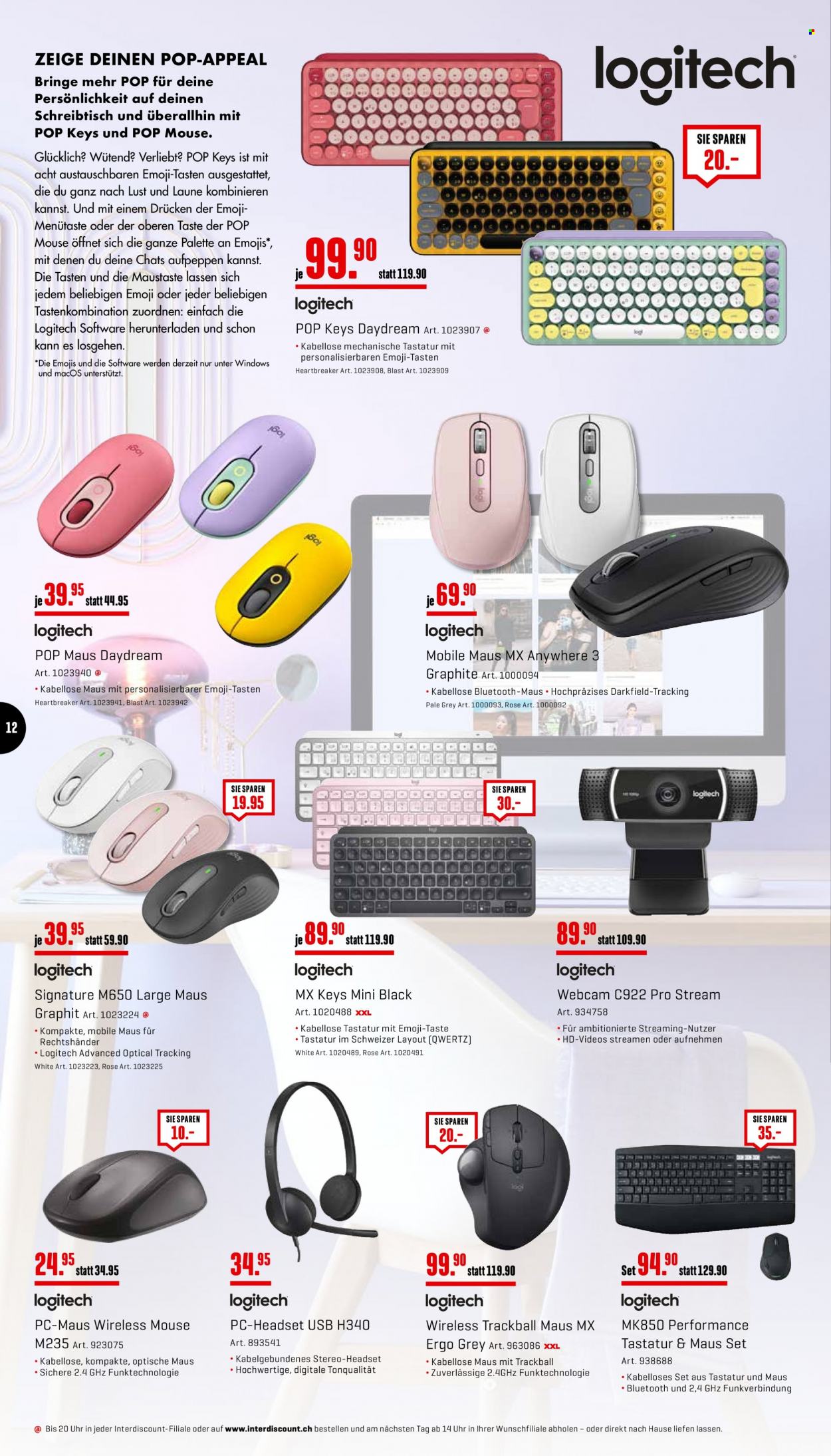 Prospekt Interdiscount - 21.3.2022 - 3.4.2022. Seite 12