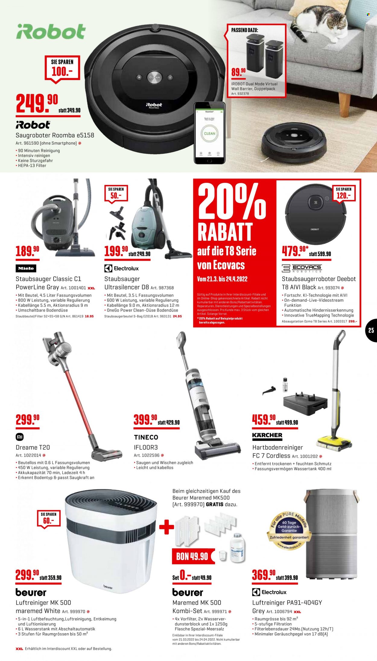 Prospekt Interdiscount - 21.3.2022 - 3.4.2022. Seite 25