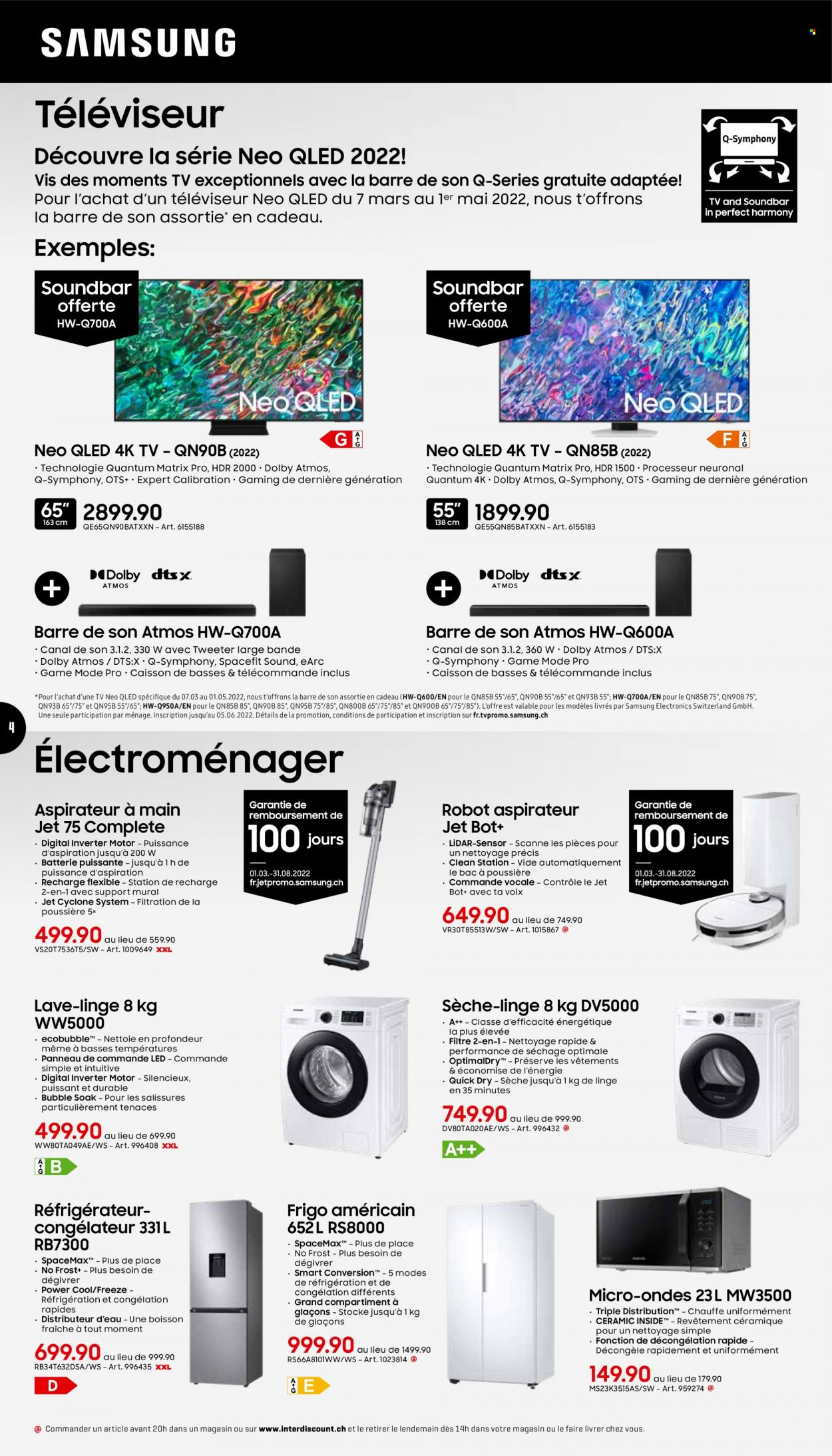 Catalogue Interdiscount - 21.3.2022 - 3.4.2022. Page 4