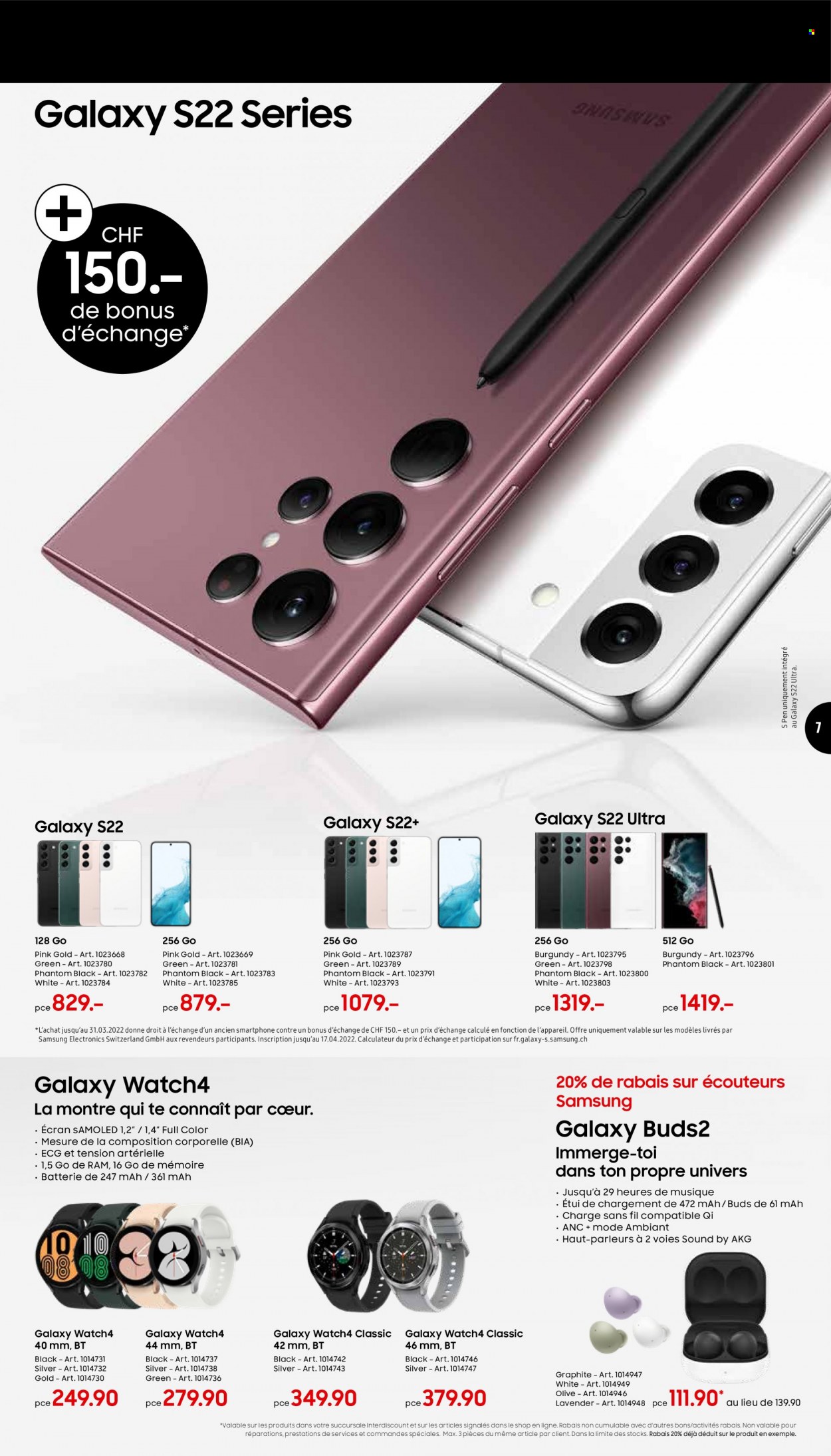 Catalogue Interdiscount - 21.3.2022 - 3.4.2022. Page 7