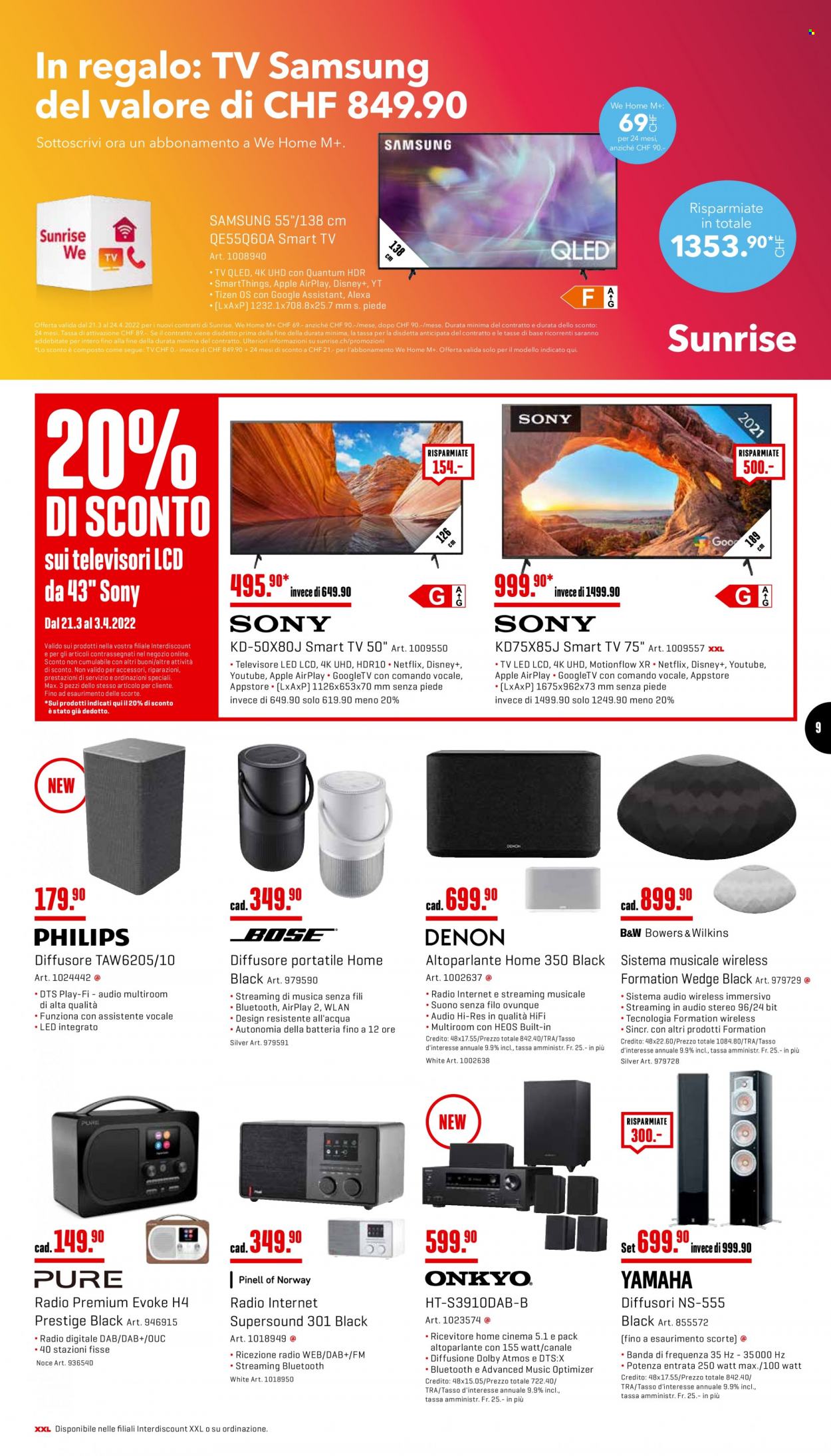 Prospekt Interdiscount - 21.3.2022 - 3.4.2022. Seite 9