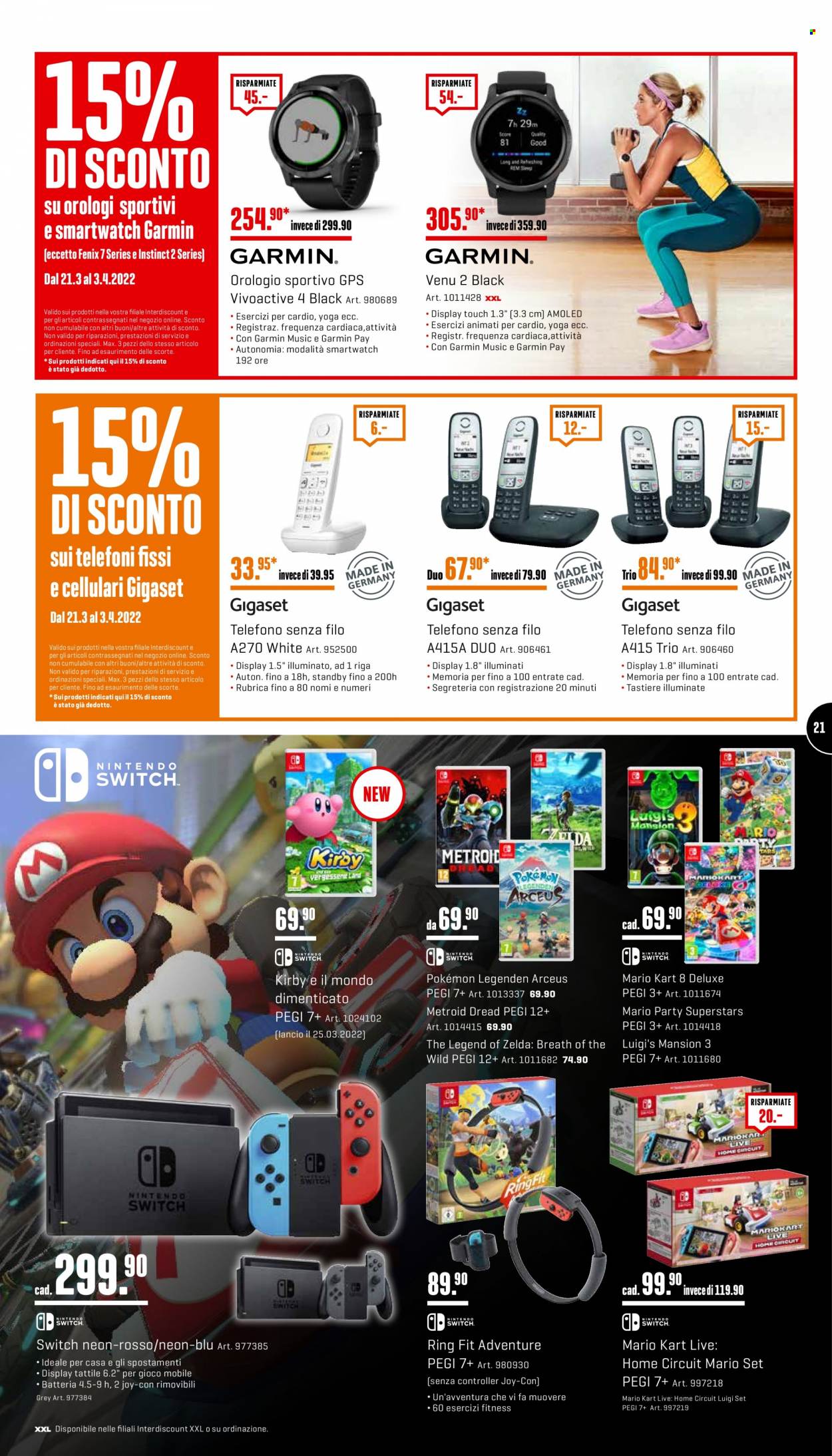 Prospekt Interdiscount - 21.3.2022 - 3.4.2022. Seite 21
