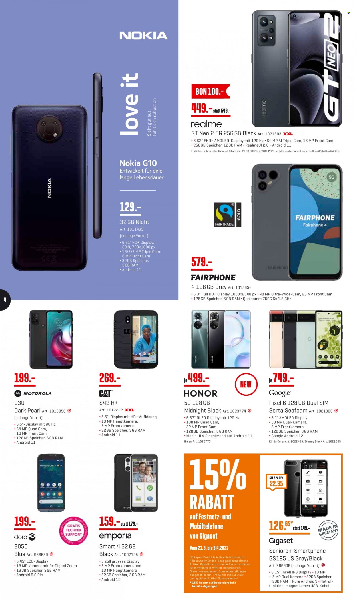 Prospekt Interdiscount - 21.3.2022 - 3.4.2022. Seite 4