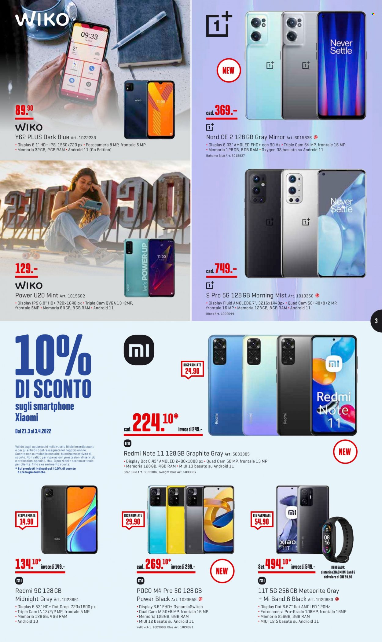 Prospekt Interdiscount - 21.3.2022 - 3.4.2022. Seite 3