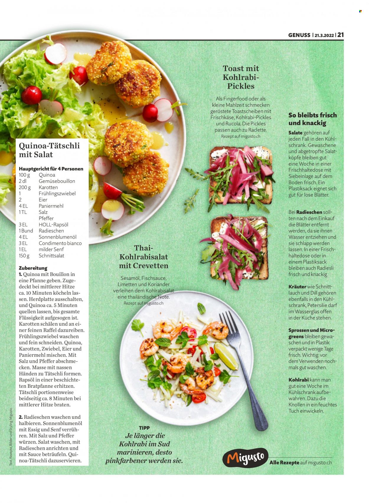 Volantino Migros - 21.3.2022 - 27.3.2022. Pagina 21