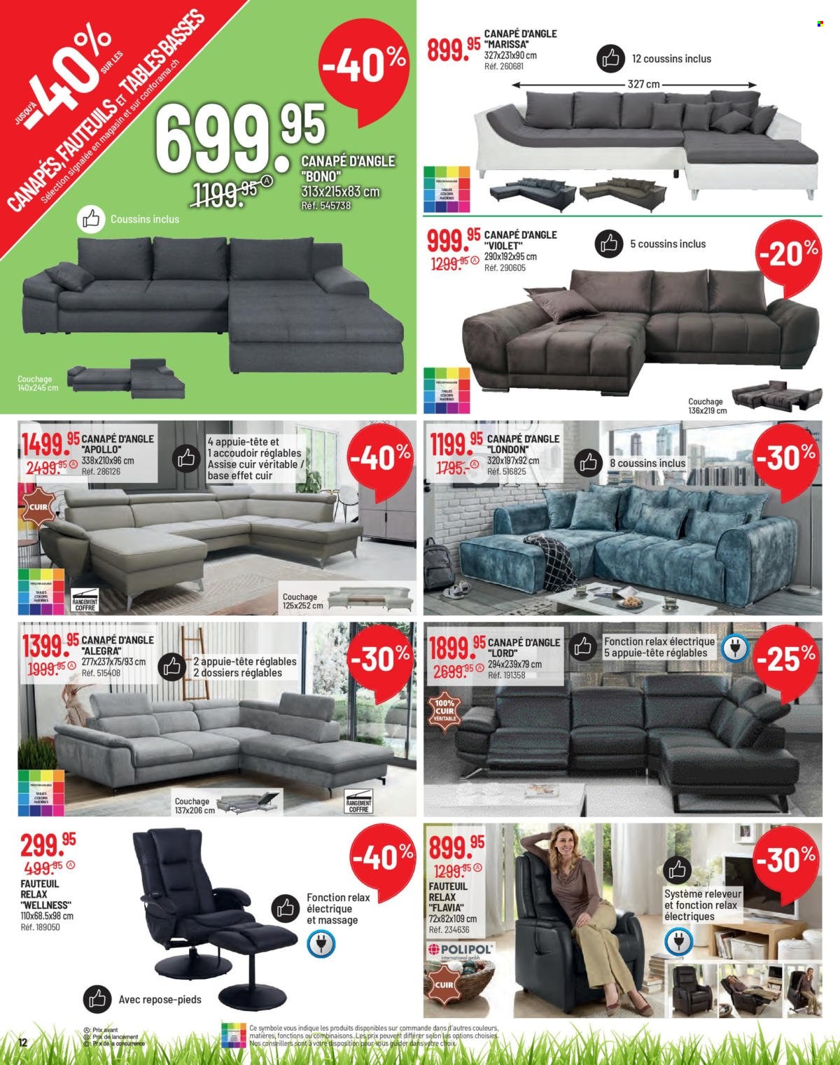 Volantino Conforama - 22.3.2022 - 4.4.2022. Pagina 12