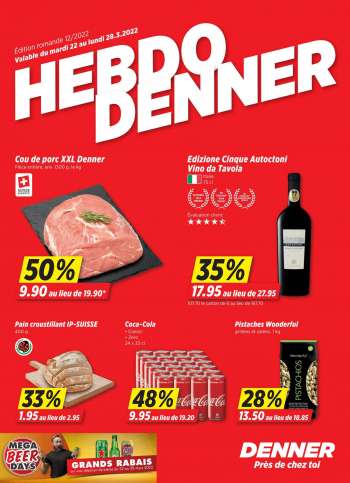 Catalogue Denner - 22.3.2022 - 28.3.2022.