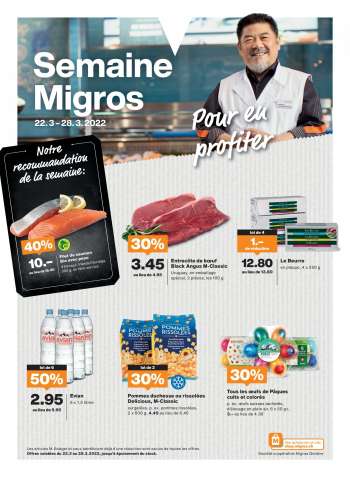 Catalogue Migros - 22.3.2022 - 28.3.2022.