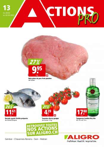 Prospekte ALIGRO - 28.3.2022 - 2.4.2022.