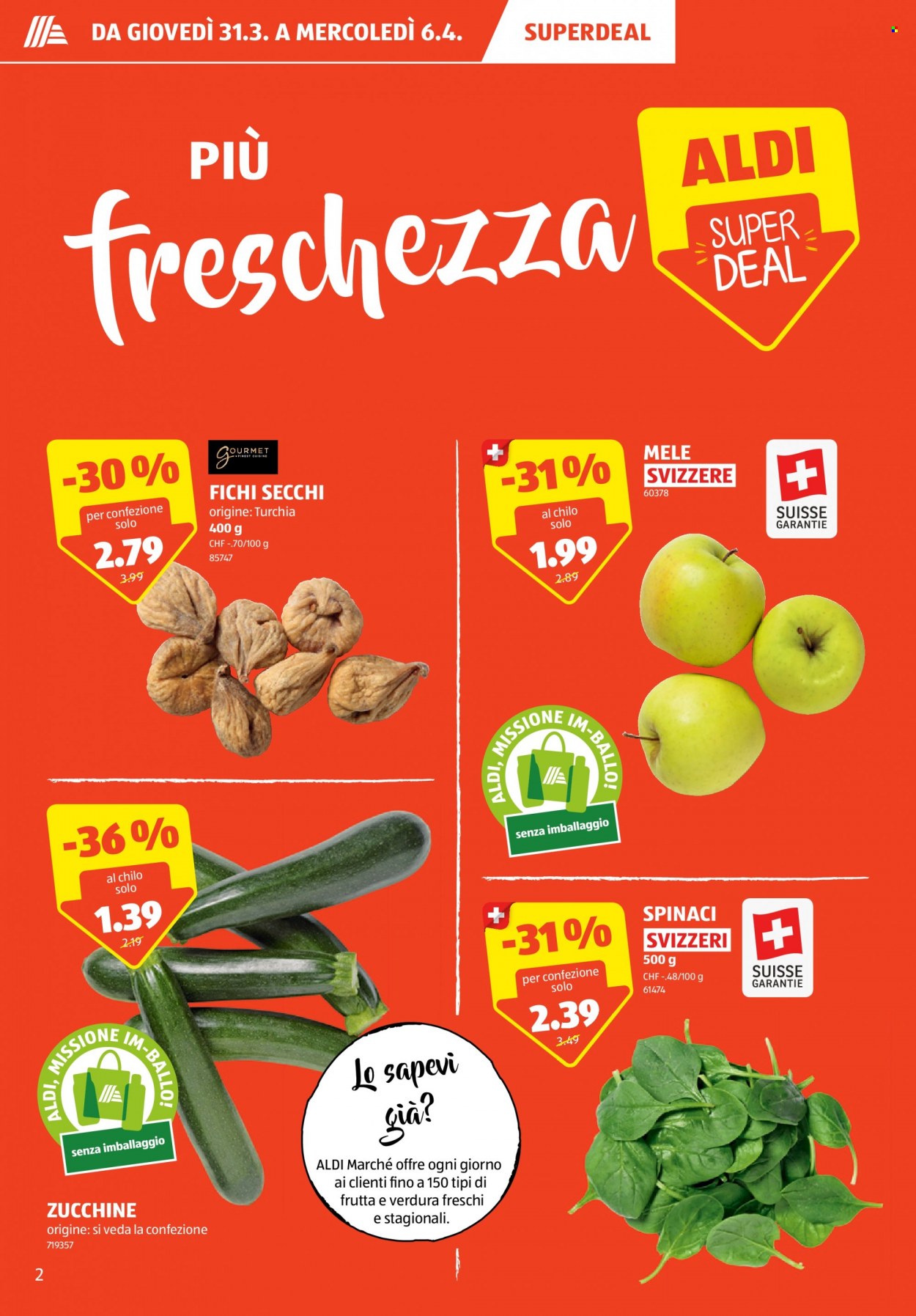 Volantino Aldi - 31.3.2022 - 6.4.2022. Pagina 2