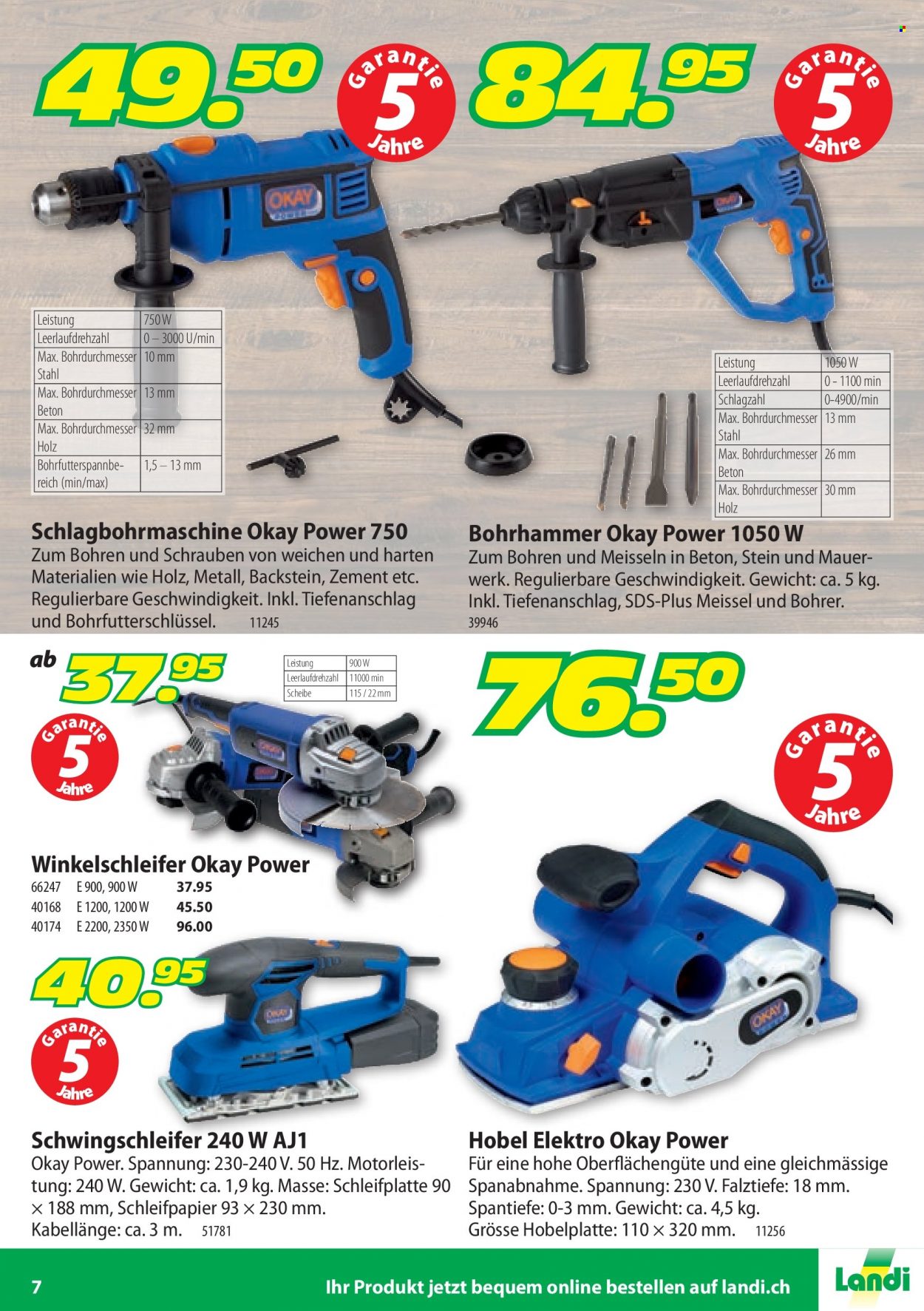 Catalogue Landi - 26.3.2022 - 31.12.2022. Page 7
