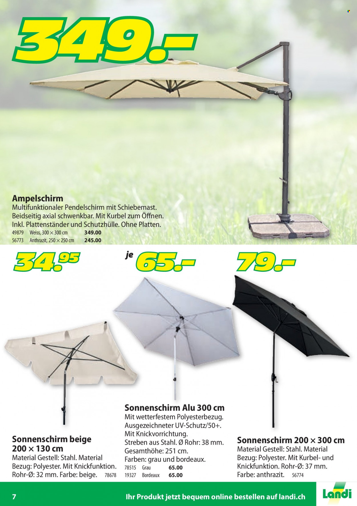 Catalogue Landi - 26.3.2022 - 31.12.2022. Page 7