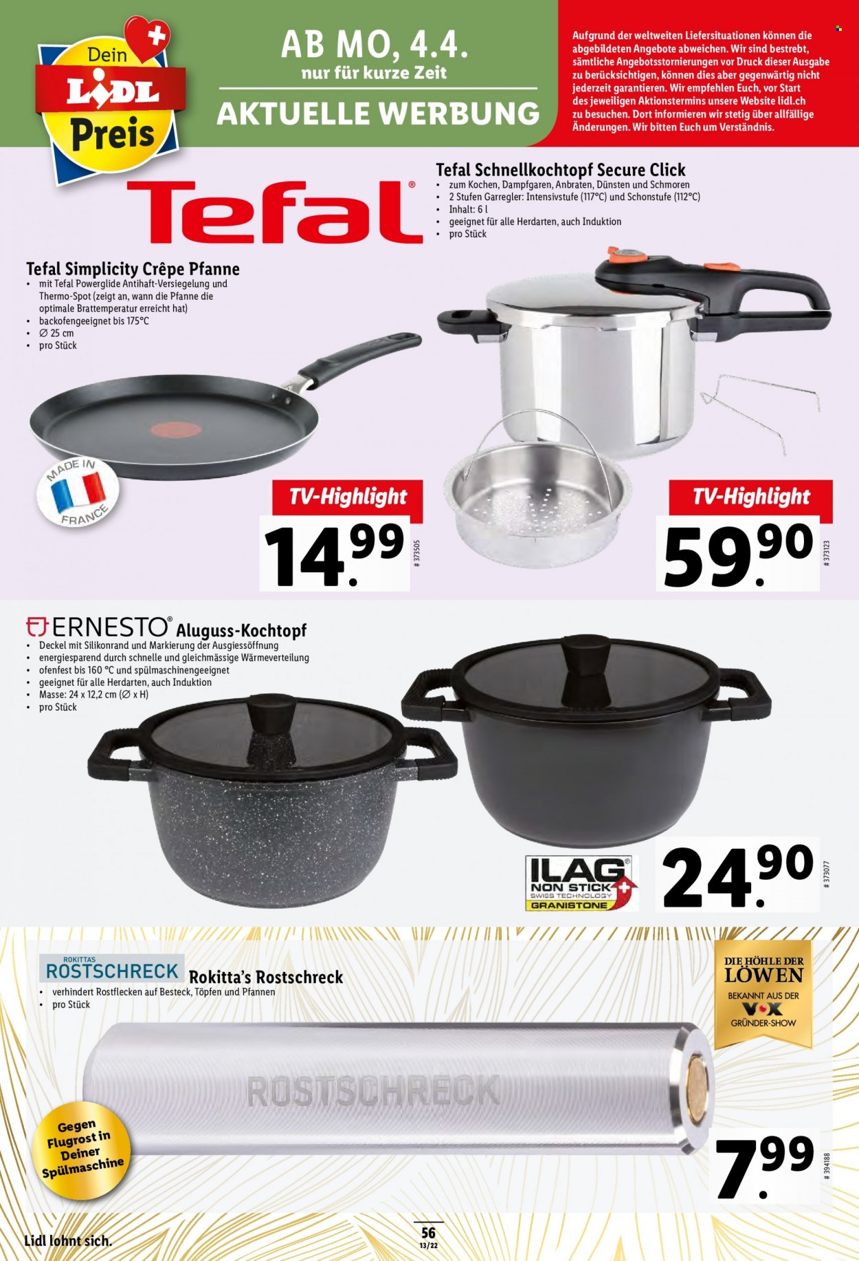 Catalogue Lidl - 31.3.2022 - 6.4.2022. Page 56