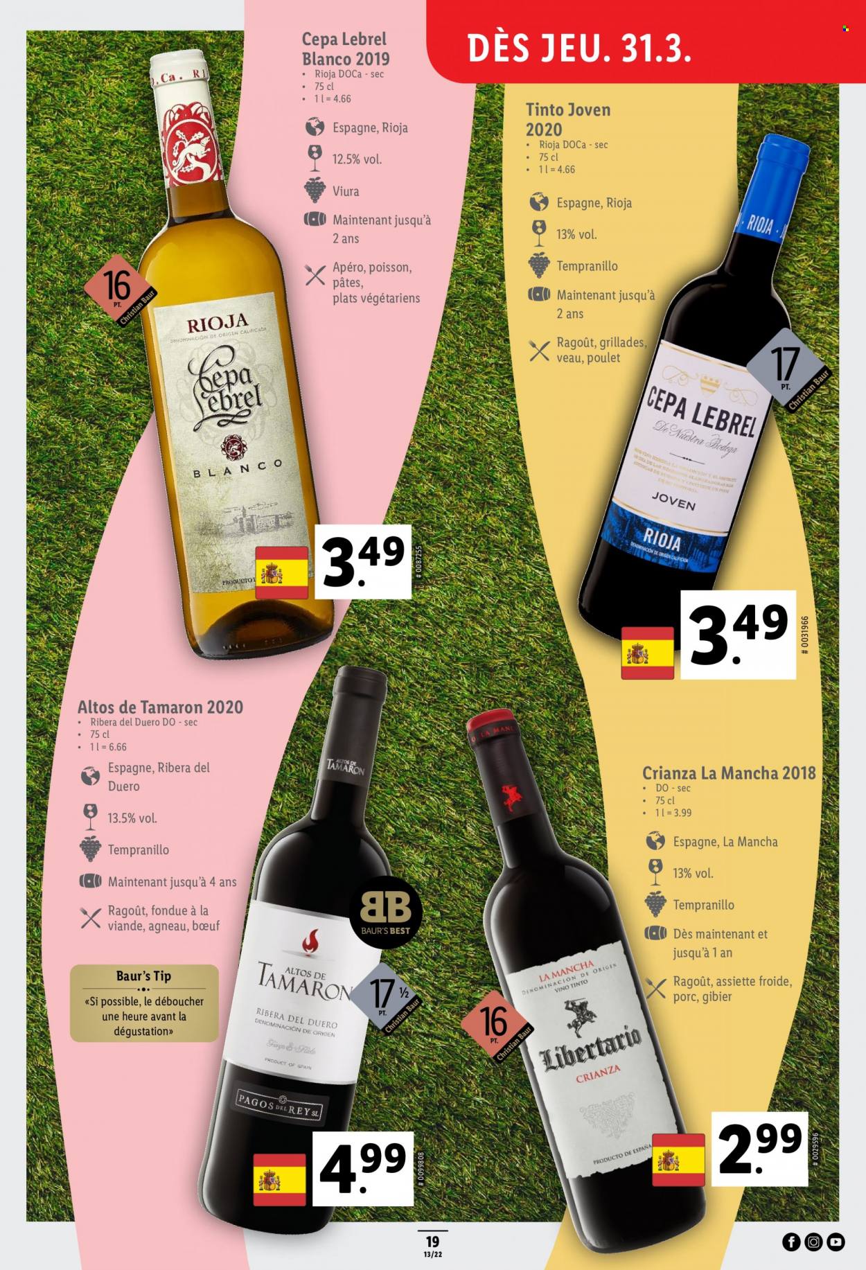 Prospekt Lidl - 31.3.2022 - 6.4.2022. Seite 19