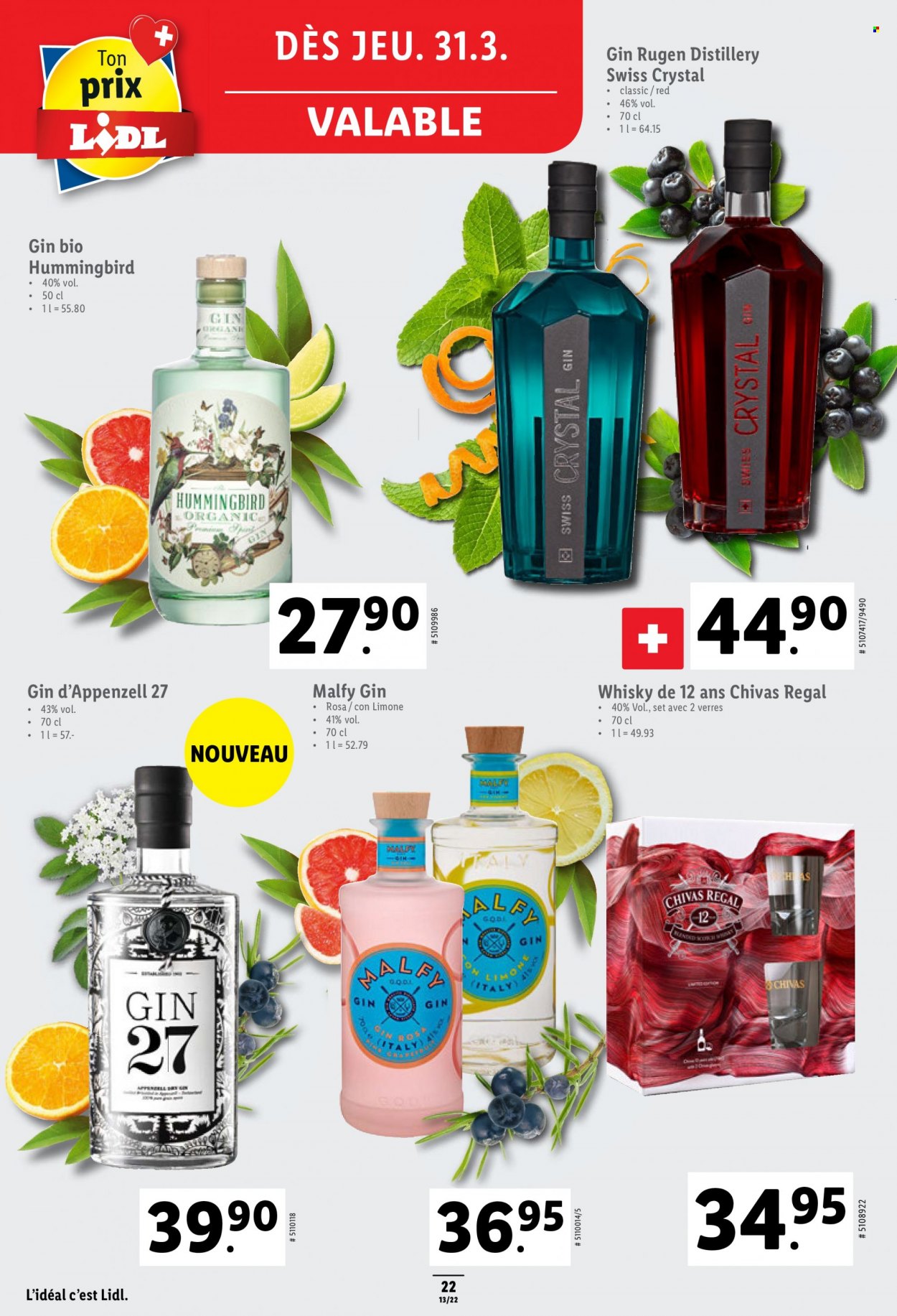 Prospekt Lidl - 31.3.2022 - 6.4.2022. Seite 22