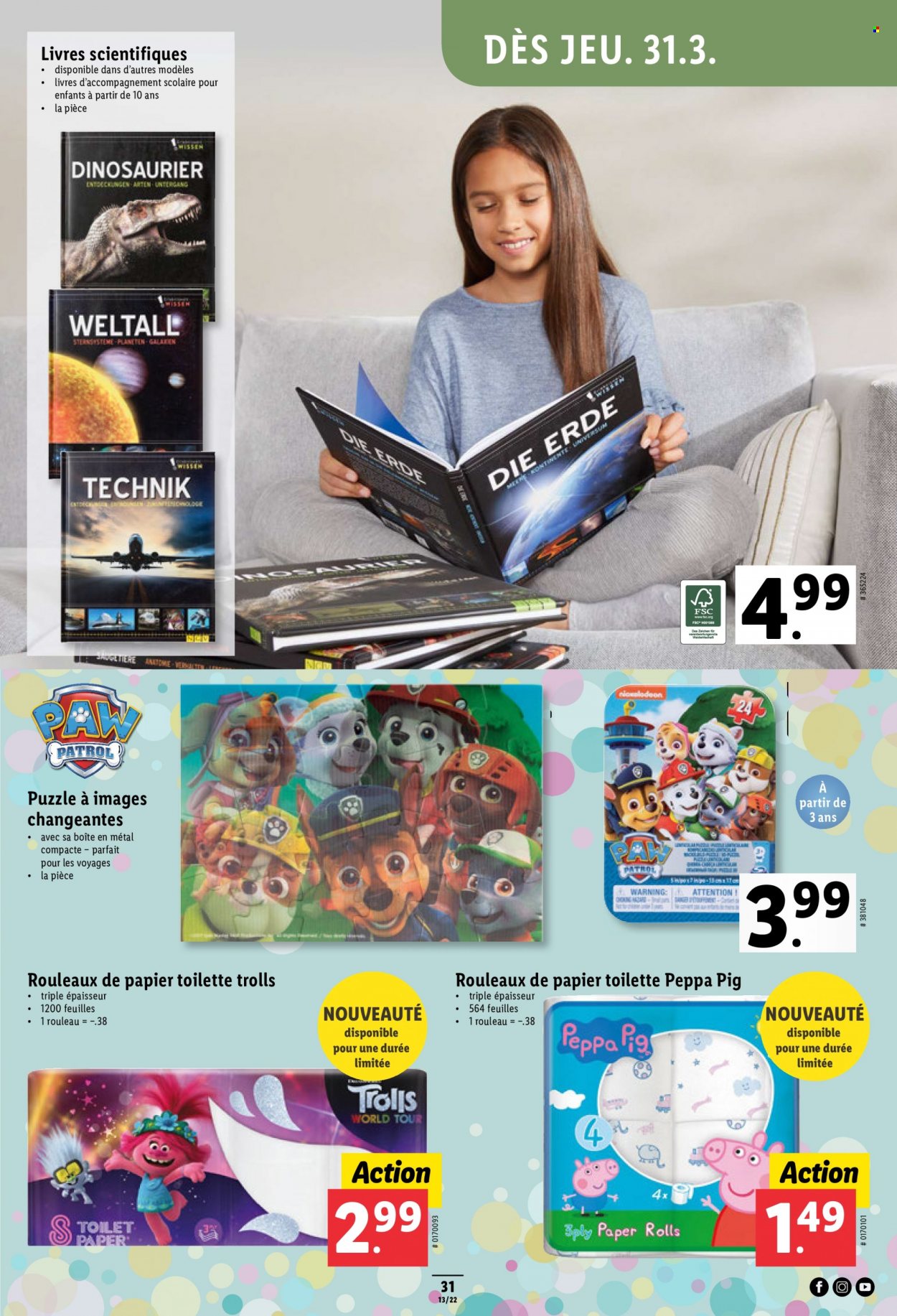 Prospekt Lidl - 31.3.2022 - 6.4.2022. Seite 31