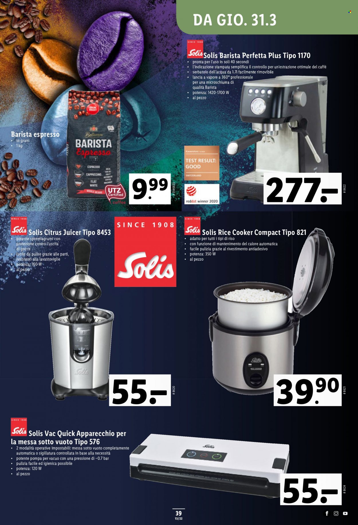 Prospekt Lidl - 31.3.2022 - 6.4.2022. Seite 39