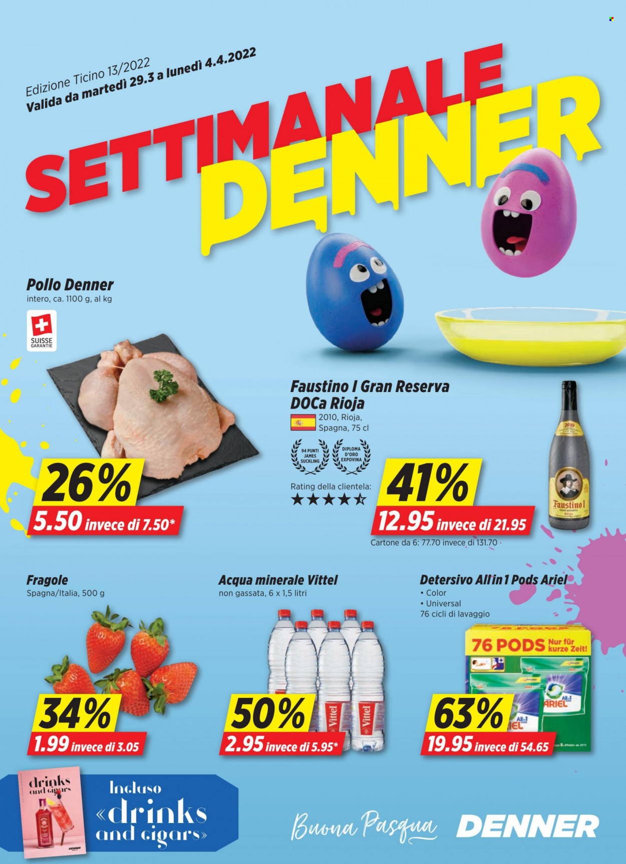 Volantino Denner - 29.3.2022 - 4.4.2022. Pagina 1