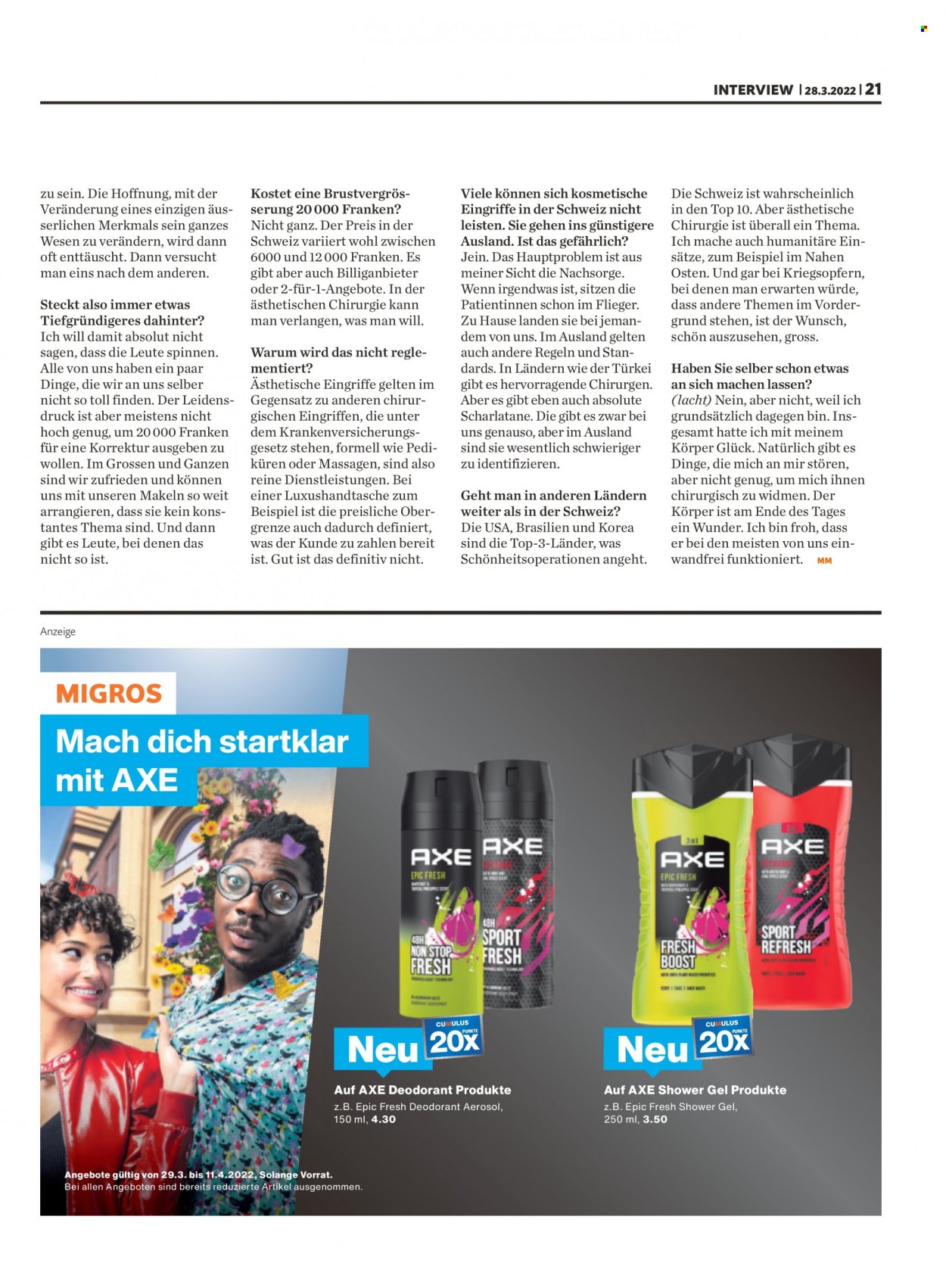 Volantino Migros - 28.3.2022 - 3.4.2022. Pagina 21