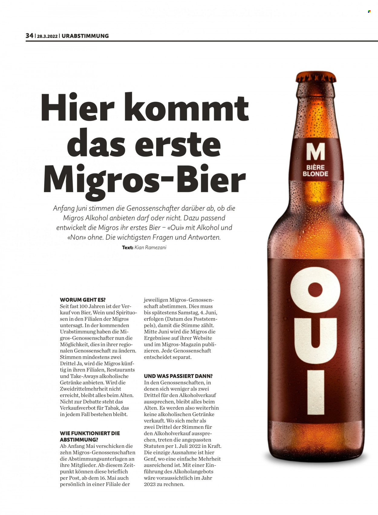 Volantino Migros - 28.3.2022 - 3.4.2022. Pagina 34