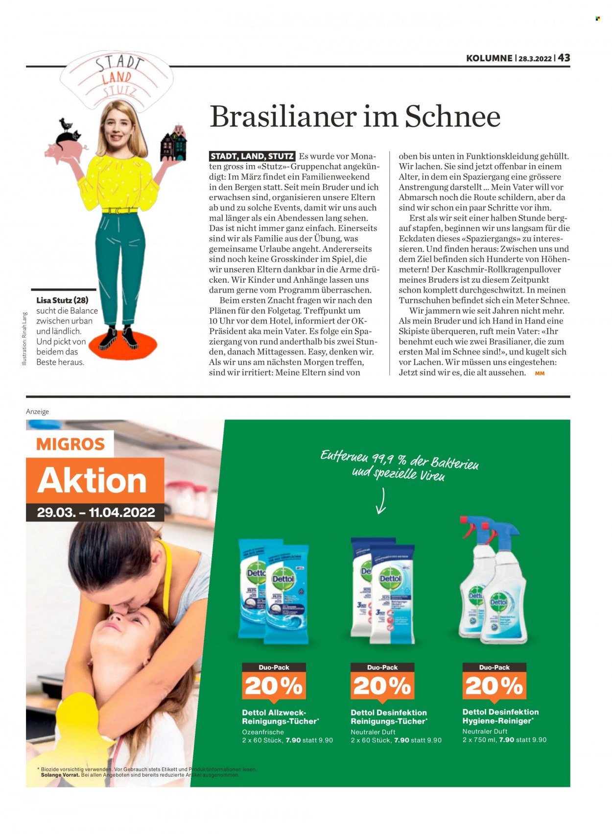 Volantino Migros - 28.3.2022 - 3.4.2022. Pagina 43