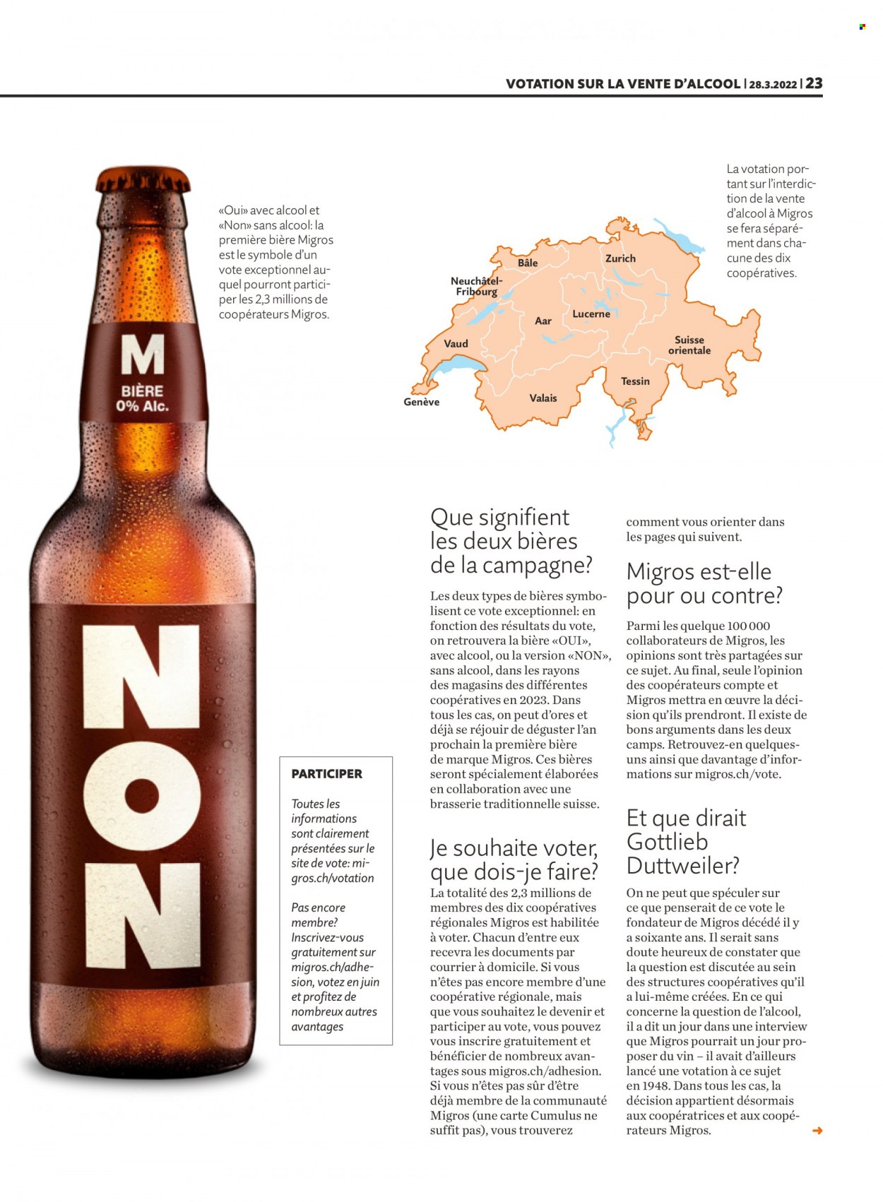 Volantino Migros - 28.3.2022 - 3.4.2022. Pagina 23