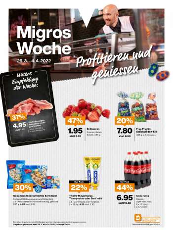 Catalogue Migros - 29.3.2022 - 4.4.2022.