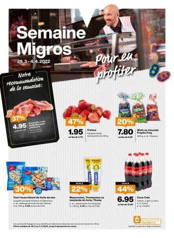 Prospekte Migros - 29.3.2022 - 4.4.2022.