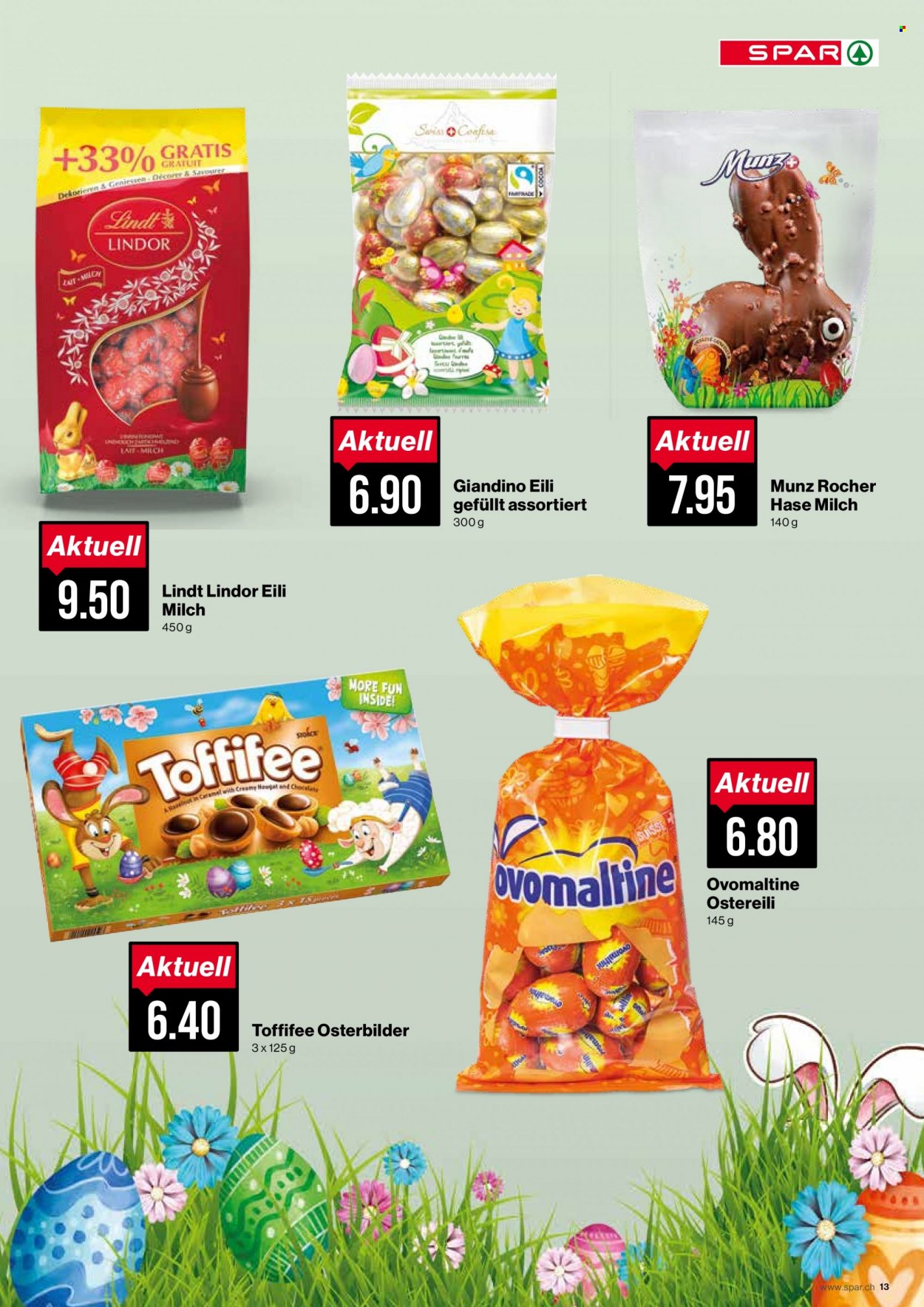 Prospekt SPAR - 5.4.2022 - 9.4.2022. Seite 13